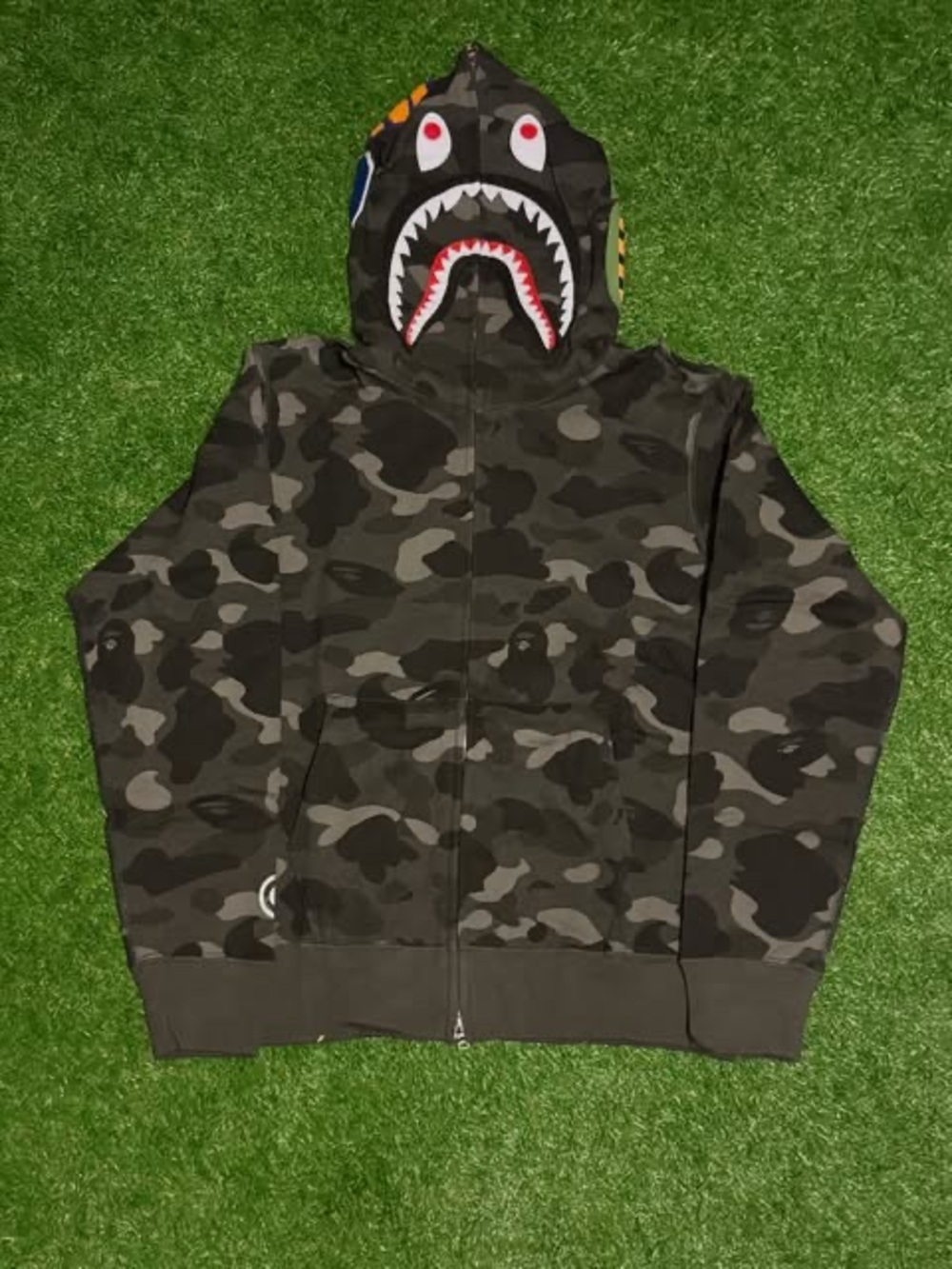 Black Bape Zip Up